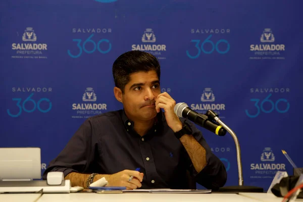 Salvador Bahia Brasil Junio 2019 Alcalde Salvador Acm Neto Visto — Foto de Stock