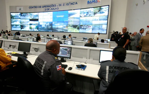 Salvador Bahia Brasilien Juli 2016 Blick Auf Das Operations Intelligence — Stockfoto