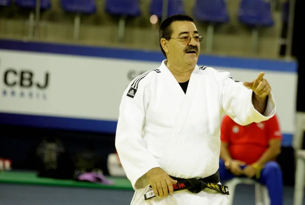 Lauro Freitas Bahia Brezilya Temmuz 2016 Küba Judo Takımı Koçu — Stok fotoğraf