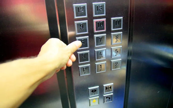 Salvador Bahia Brasil Junio 2020 Llaves Del Ascensor Edificio Condominios — Foto de Stock