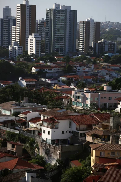 Salvador Bahia Brazil December 2017 Aerial View Houses Houses Caminho — стоковое фото
