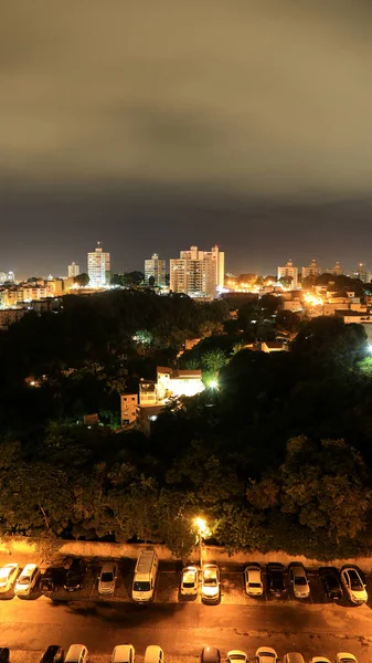 Salvador Bahia Brasilien Juli 2020 Nachtansichten Des Viertels Cabula Der — Stockfoto
