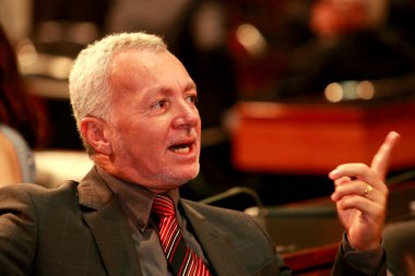 Salvador, Bahia / Brezilya - 1 Şubat 2017: Raimundo Nonato Bobo, Eyalet Savcısı, Salvador 'da bir olay sırasında görüldü.