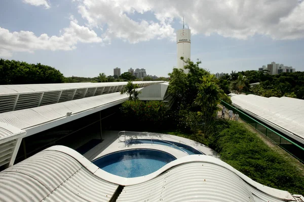 Salvador Bahia Brasil Dezembro 2012 Vista Piscina Para Tratamento Pacientes — Fotografia de Stock