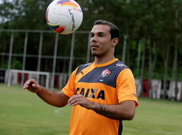 Salvador Bahia Brasil Janeiro 2014 Leandro Domingues Meio Campista Esporte — Fotografia de Stock