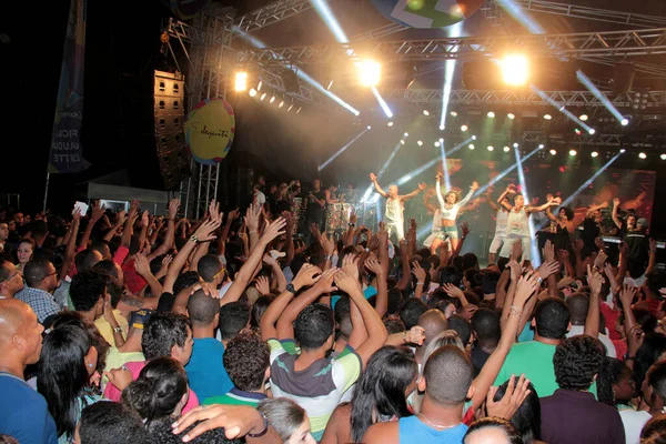 2012年12月12日 クラウディア レイテ サルバドール市内での公演中に見られる — ストック写真