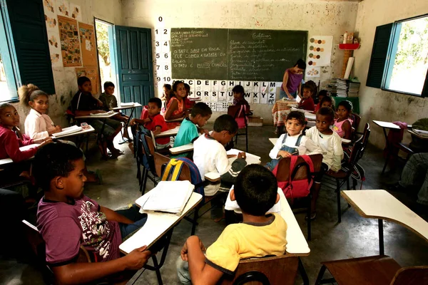 Itabela Bahia Brasil Setembro 2009 Alunos Professores Zona Rural Cidade — Fotografia de Stock