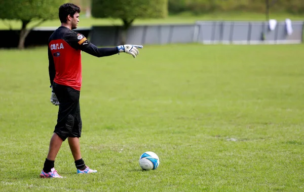 Salvador Bahia Brasil Mayo 2015 Gustavo Portero Del Esporte Clube —  Fotos de Stock