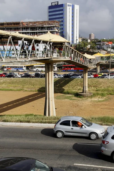 Salvador Bahia Brasil Abril 2013 Pessoas São Vistas Durante Uma — Fotografia de Stock