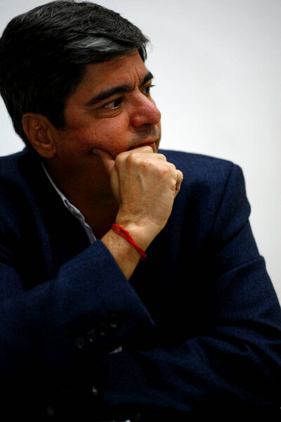 salvador, bahia / brazil - august 7, 2014: Carlos Falcao, president of Esporte Clube Vitoria, seen in the city of Salvador.
