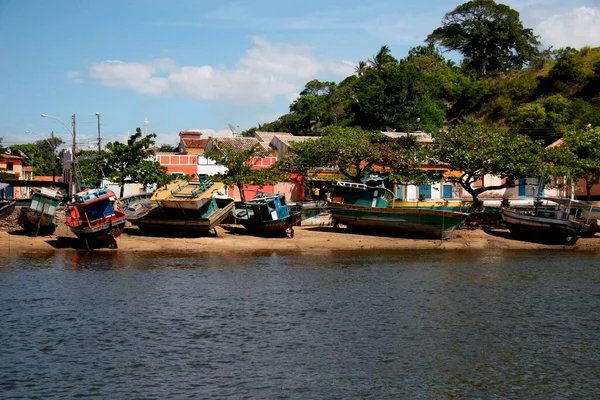 Santa Cruz Cabralia Bahia Brasil Maio 2008 São Vistos Barcos — Fotografia de Stock