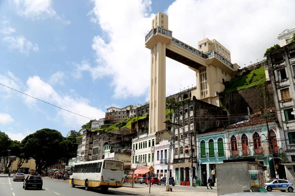 Salvador Bahia Brasil Maio 2015 Elevador Lacerda Centro Histórico Cidade — Fotografia de Stock