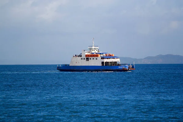 Salvador Bahia Brazil November 2014 Rio Paraguacu Ferry Boot Wordt — Stockfoto