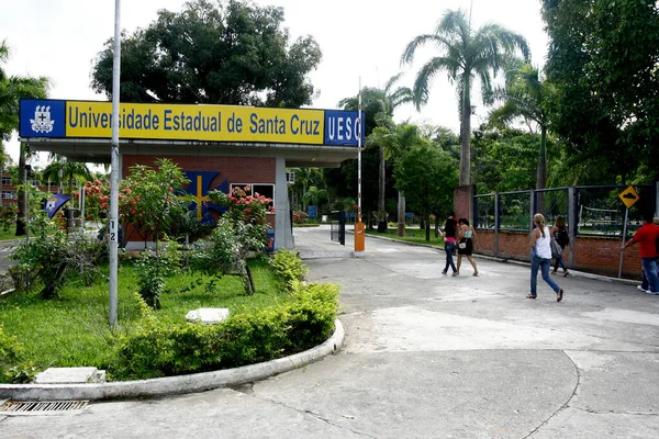 Ilheus Bahia Brasil Junio 2011 Puerta Entrada Universidad Estatal Santa — Foto de Stock