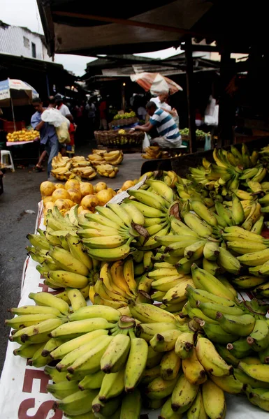 Salvador Bahia Brasil Abril 2013 Bananas São Vistas Venda Feira — Fotografia de Stock