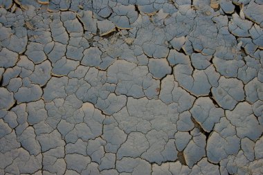 Eunapolis, Bahia / Brezilya - 30 Ocak 2011: Güney Bahia 'daki Eunpolis şehrinde kurumuş bir nehir yatağı görüldü.