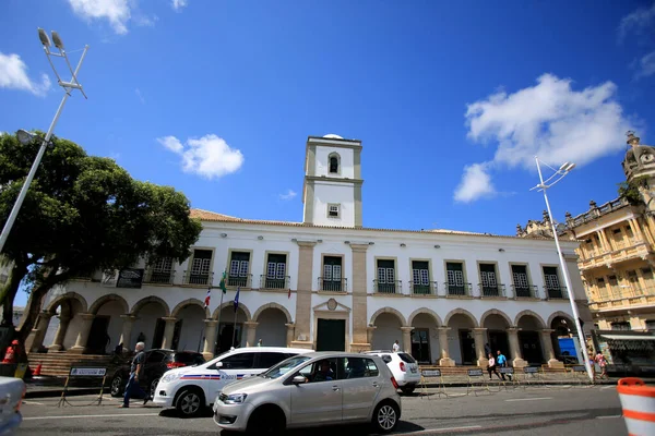 Salvador Bahia Brazil Αυγούστου 2016 Πρόσοψη Του Δημοτικού Συμβουλίου Της — Φωτογραφία Αρχείου