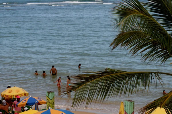 Porto Seguro Bahia Brazil January 2008 People Seen Bathing Small — Stock Photo, Image