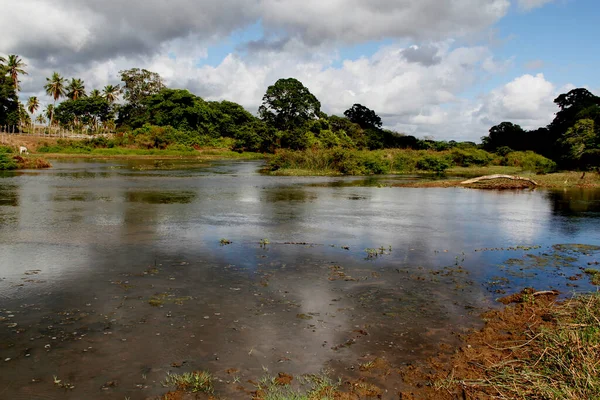 Conde Bahia Brazil March 2013 View Itapicuru River Bed City — 图库照片