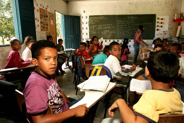 Itabela Bahia Brasil Setembro 2009 Alunos Professores Zona Rural Cidade — Fotografia de Stock