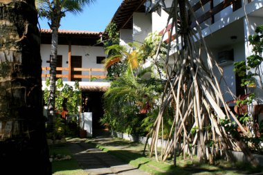 Prado, Bahia / Brezilya - 11 Eylül 2008: Güney Bahia 'da Prado şehrindeki bir handa boş zaman alanı