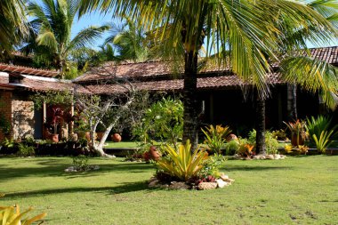 Prado, Bahia / Brezilya - 11 Eylül 2008: Güney Bahia 'da Prado şehrindeki bir handa boş zaman alanı