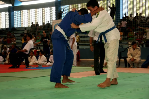 Eunapolis Bahia Brasil Mayo 2009 Los Atletas Judo Son Vistos —  Fotos de Stock