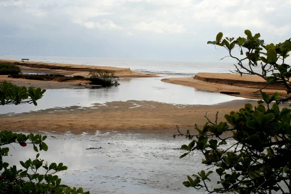 Prado Bahia Brasil Septiembre 2008 Desembocadura Del Río Cahy Ciudad — Foto de Stock