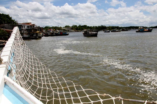 Nova Vicosa Bahia Brasil Março 2008 Navios Pesca São Vistos — Fotografia de Stock