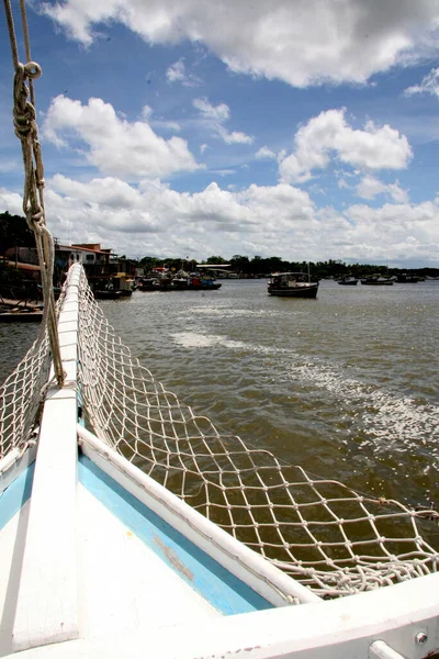 Nova Vicosa Bahia Brasil Março 2008 Navios Pesca São Vistos — Fotografia de Stock