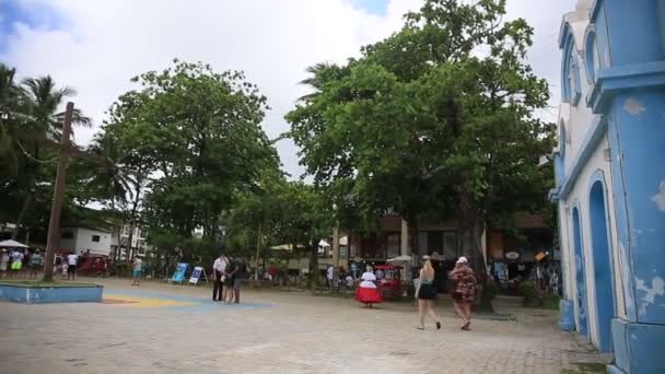 Mata Sao Joao Bahia Brazil September 2020 Uitzicht Praia Forte — Stockvideo