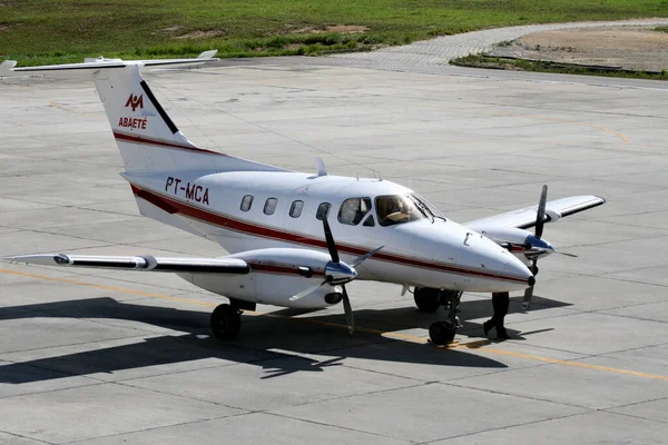 Porto Seguro Bahia Brezilya Nisan 2008 Embraer Emb 121A1 Xingu — Stok fotoğraf