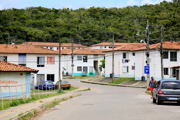 Lakossági Komplexum Lakásprogram Házam Életem Város Mata Sao Joao Mata — Stock Fotó