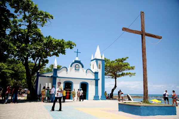 Mata Sao Joao Bahia Brasil Octubre 2020 Vista Iglesia San — Foto de Stock