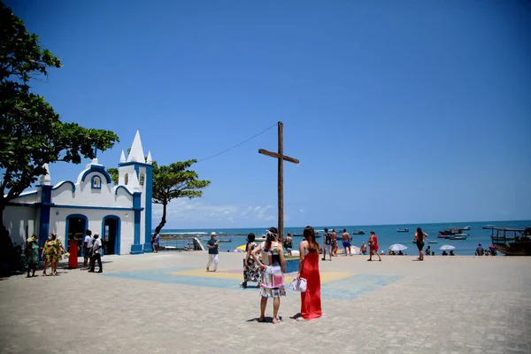 Mata Sao Joao Bahia Brasil Octubre 2020 Vista Iglesia San — Foto de Stock