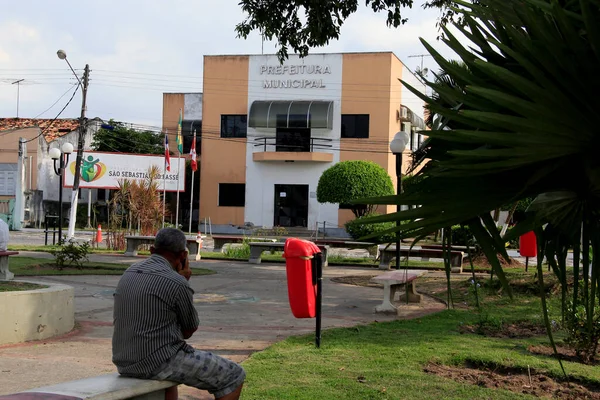 Sao Sebastiao Passe Bahia Brazil Září 2013 Luiz Ventura Náměstí — Stock fotografie