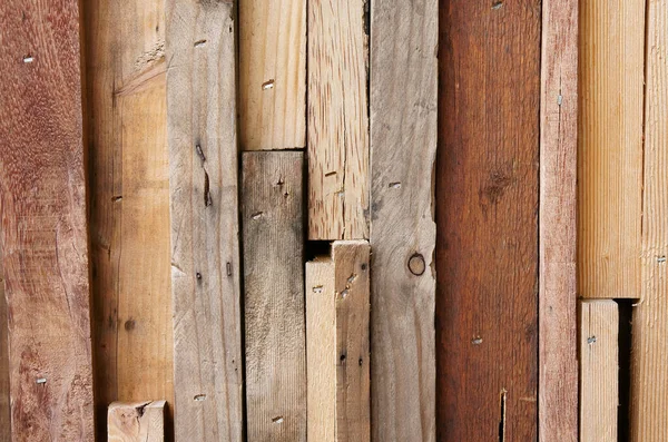 Kunst Houten Muur Voortgezet Laag Bovenaanzicht Bruin Houten Tafel Vloer — Stockfoto