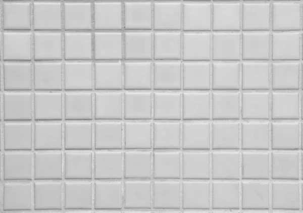 Oude Witte Tegel Keramische Wand Lege Mozaïek Tafel Blanco Vierkante — Stockfoto