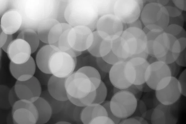 Αφηρημένη Defocused Μαύρο Και Άσπρο Bokeh Φούσκα Από Φως Κόμμα — Φωτογραφία Αρχείου