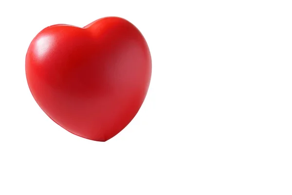 Zbliżenie Czerwony Serce Guma Dla Miłości Memoriał Lub Romantyczny Walentynki — Zdjęcie stockowe