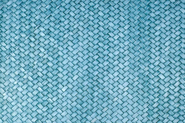 Modrá Ratan Tkaní Ručně Vyrobené Pro Zeď Nebo Stůl Podlaha — Stock fotografie