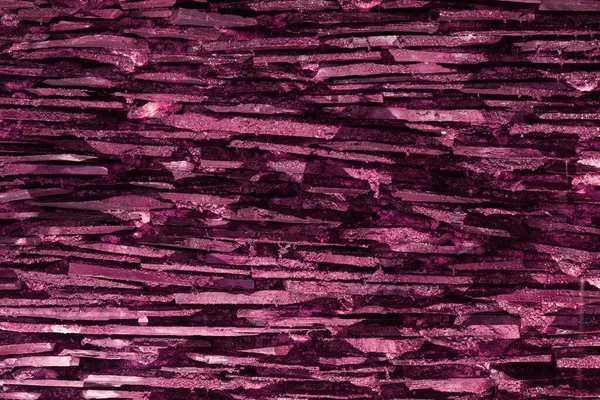 Pared Granito Con Cascada Luz Rosa Noche Restaurante Para Construcción —  Fotos de Stock