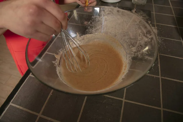 Close Ups Dough Bowl — Stock Photo, Image