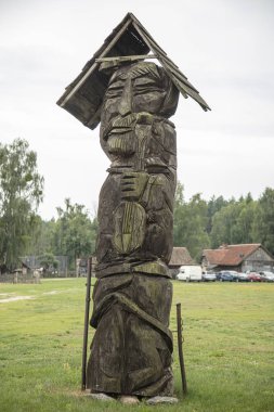 alanında maruz eski totem