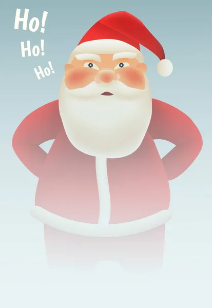 Père Noël Criant Illustration Vectorielle — Image vectorielle