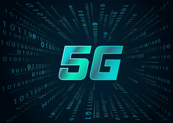 5g sembolü ve ikili kod.