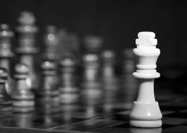 Chess Photographed Chessboard — Stock Photo, Image