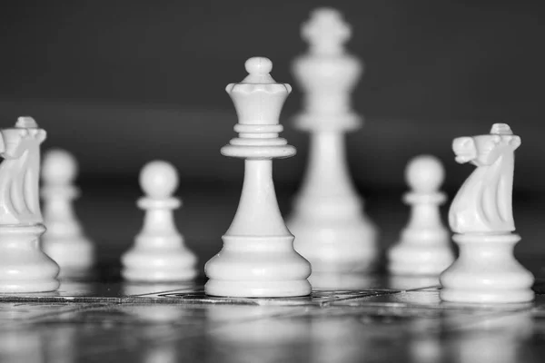 Chess Photographed Chessboard — Stock Photo, Image