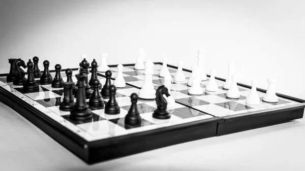 Chess Photographed Chessboard — Stock Photo, Image