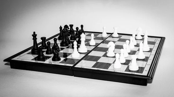 Chess Photographed Chessboard — Stock Photo, Image